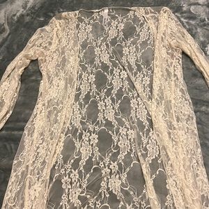 Off-White Lace Cover Up